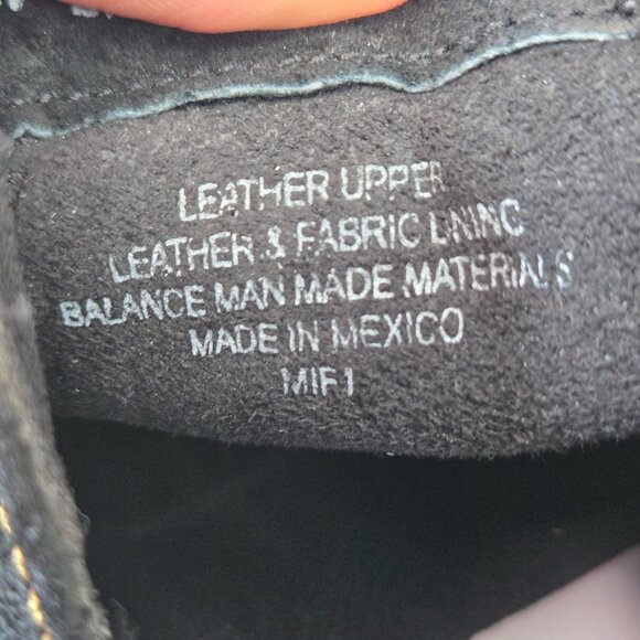 Born Chukka Boot 8.5 Black Leather Distressed Comfort Desert Grunge Ankle Bootie - Picture 12 of 13